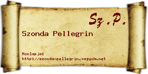 Szonda Pellegrin névjegykártya
